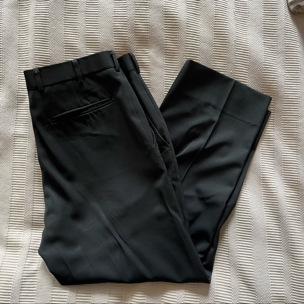 Brooks Brothers Regent Fit Wool Trousers (Navy)